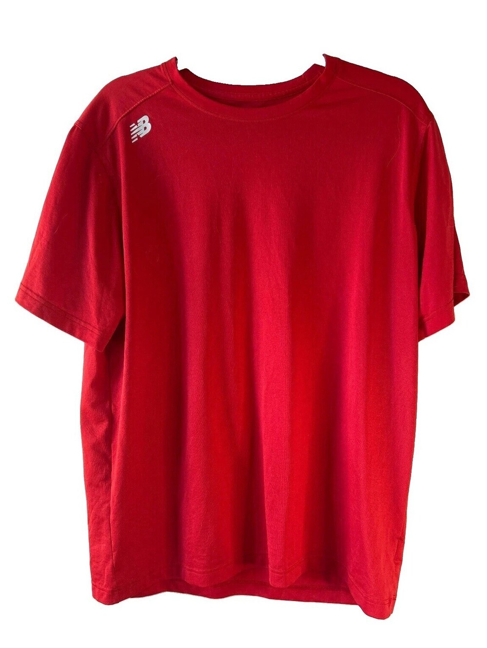 New Balance NB Dry Shirt Mens XL Red Athletic Performance Short Sleeve Tee